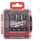 Milwaukee Shockwave Hex Lokma Seti 7-8-10-13Mm