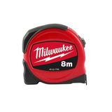 Milwaukee Slimline 25 mm 8 mt Şerit Metre