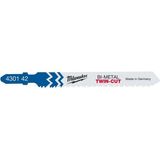 Milwaukee T318AF 105 mm 5'li Metal Dekupaj Bıçağı