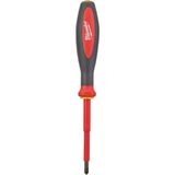 Milwaukee Tornavida Düz Yıldız Ph/Sl1 X 80 Mm Vde 1000V