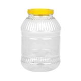 MİLYONCUAVM Plastik Kavanoz Pet Bidon Saklama Kabı 5 Litre 1 Adet