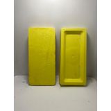 Milyoncum dekor amaçlı doğal taş görünümlü rengarenk dekoratif tuğla kolay montaj 6,5 cmx14.5 cm 20 adet GÜMÜŞ (SARI)