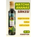 Mim and More Matcha & Ananas Sirkesi - Organik, Doğal Fermantasyon, %100 Doğal, Katkısız, 250 ml