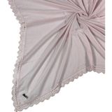Mim Eşarp ve Şal Enba Pamuklu Iğne Oyalı Namaz ve Mevlüt Örtüsü 110X110 cm - Pudra - 110 x 110 cm