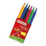 Mimaks Keçeli Kalem 6 Renk Fibre Tip Fps-6