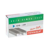 Mimaks Zımba Teli Nikel 24/8 1000 Li Ekstra Güçlü 10 Paket Kırtasiye Ürünleri