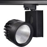 MİMAR LED Philips Ledli 30W Monofaze Siyah Ray Spot 12CM - Gün Işığı