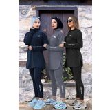 MİMİ Luxury Wear Kadın Fermuarlı Dalgıç Kumaş Kalıp Jogger Eşofman Takımı