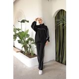 MİMİ Luxury Wear Kadın Ikili Eşofman Takımı Siyah
