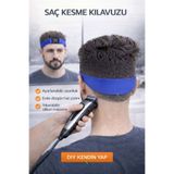 Mimlo Ayarlanabilir Silikon Saç Kesim Bandı ve Ense Tıraşı Şablonu - Evde Berber Fade Kesim Kılavuzu