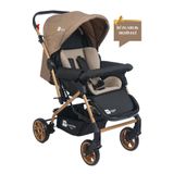 Mimma Baby Olympus Gold Kahve Çift Yönlü Bebek Arabası Taşıma