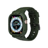 mimtec Apple Watch 3 4 5 6 7 8 9 Ultra 2 Se 44 45 mm Uyumlu Kordon Ultra Korumalı Armor Zırh Silikon Kordon