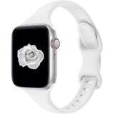 Mimtec Apple Watch Uyumlu 42MM 44MM 45MM 49MM 1/2/3/4/5/6/se/7/8/9 Ultra 2 Spor Kordon - Beyaz