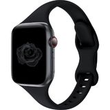 Mimtec Apple Watch Uyumlu 42MM 44MM 45MM 49MM 1/2/3/4/5/6/se/7/8/9 Ultra 2 Spor Kordon - Siyah