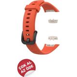 Mimtec Huawei Band 6 ve Honor Band 6 Uyumlu Soft Silikon Kordonu - Kiremit