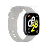 mimtec Xiaomi Redmi Watch 4 Uyumlu Kordon Akıllı Saat Bileklik Kordonu Yumuşak Silikon Kayış