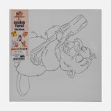 Mina Art Baskılı Tuval 30X30 cm (4'li Paket)