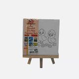 Mina Art Şovalyeli Baskılı 6Lı Tuval Set 15X15 Cm (3'Li Paket)