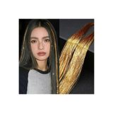 Mina Peruk Hair Tinsel - Saç Simi - Altın Sarı