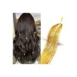 Mina Peruk Hair Tinsel Saç Simi - Ht19 / Altın Sarı