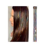 Mina Peruk Karışık Renli / Klipsli Hair Tinsel Saç Simi - Htk01
