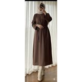 Mina Terzi&Butik Basic Salaş Kol Elbise İp Kemerli