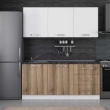 Minar 180-D1 Beyaz Dore 180 cm Mutfak Dolabı