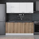 Minar 185 D2 Beyaz Dore 185 cm Mutfak Dolabı