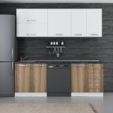 Minar 220-D10 Beyaz Dore 220 cm Mutfak Dolabı