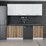 Minar 220-D12 Beyaz Dore 220 cm Mutfak Dolabı