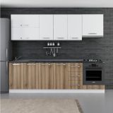 Minar 260-D5 Defne Beyaz Dore 260 cm Mutfak Dolabı