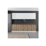 Minar 275-D1 Asya Beyaz Dore 275 cm Mutfak Dolabı