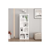 Minar Bohem Kitaplık 135 Cm Mebran - Beyaz