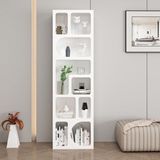 Minar Bohem Kitaplık 170 Cm Mebran - Beyaz