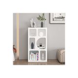 Minar Bohem Kitaplık 90 Cm Mebran - Beyaz