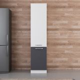 Minar D50 A1 Beyaz Antrasit 50 CM Mutfak Boy Dolabı