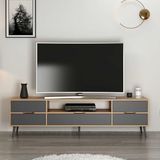 Minar Elina Ayaklı Tv Ünitesi - Dore/antrasit