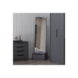 Minar Kale Luxe Boy Aynası - Antrasit