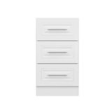 Minar Mutfak Modul Alt 3C Nray 45Cm Dolap Beyaz Mebran C Beyaz