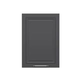 Minar Mutfak Modul Ust 1Dk2r 50Cm Dolap Beyaz Mebran C Antrasit