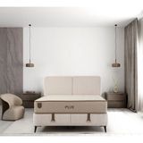Minar Plus Baza Başlık Yatak Seti 140X200 - Siyah Ayak Pamira01