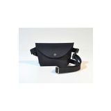 minart design Siyah Denim Siyah Astar Mini Bag Bel Çantası