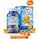 Minasia Kids Omega 3 Çiğnenebilir Gummies 60 Adet Portakal Aromalı Balık Yağı Türkiye Menşeli