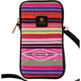 Minbag Marin Telefon Çantası, Peru Pancho - Renkli
