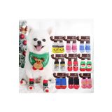 Mıncır Shop Sevimli Pati Çorabı Köpek Kedi - Kaymaz Taban Örgülü & Evcil Hayvan Çorabı Ayak Çorabı