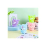 Mıncır Toys Viral Işıklı Kuromi Squishy – Sıkıldıkça Yanan Pofuduk Stres Oyuncağı, Yumuşak Duyusal Figür