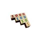 Mind of Toys Basamak Değeri Öğrenme Çubukları, Montessori Ahşap Matematik Seti, Sayı Basamak Değeri Kavramı