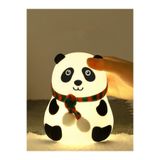 MINDA Silikon Gece Lambası Yılbaşı Hediyesi Panda - Yumuşak Dokunuşlu Şarjlı