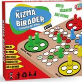 Mindarea Ahşap Kızma Birader Geleneksel Aile Oyunu Zeka Akıl Strateji Kutu Oyunu Ludo