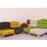 Minder Poffi Sirtli Yer Ve Palet Bej 60X80